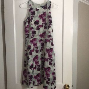Satin Floral Dress